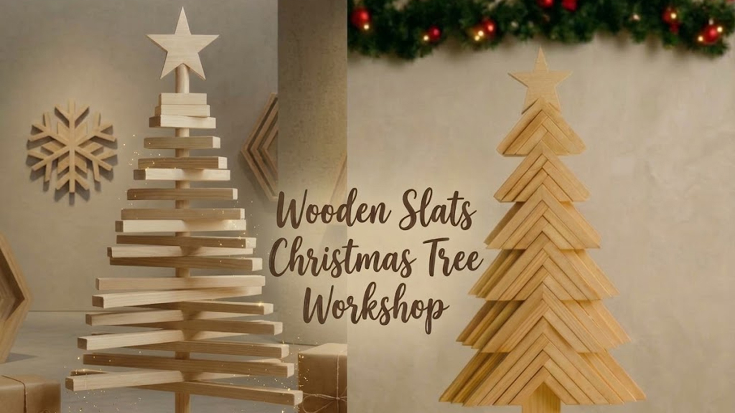 Wooden Slats Christmas Tree Workshop (For SCM Alumni & Students)