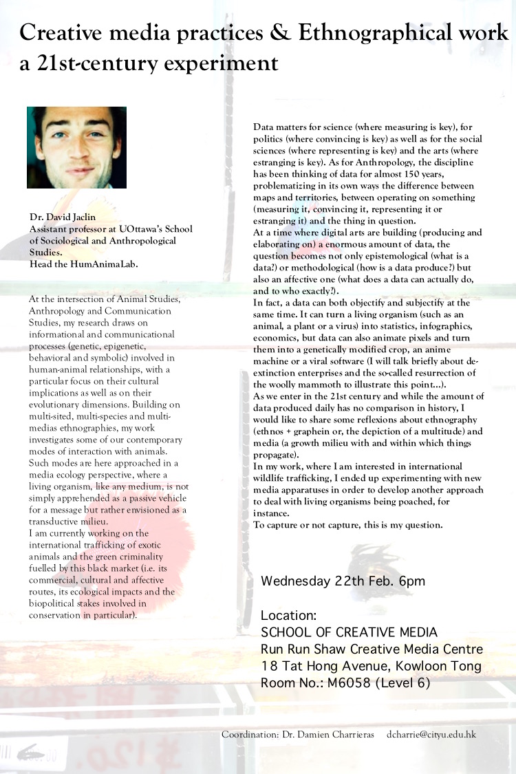 Creative media practices and ethnographical work a 21st-century experiment