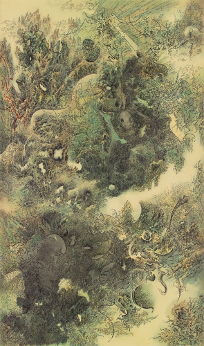 Geometry Of The Spirit 50 Years Of Leung Kui Ting: 360-Degree Projection Installation