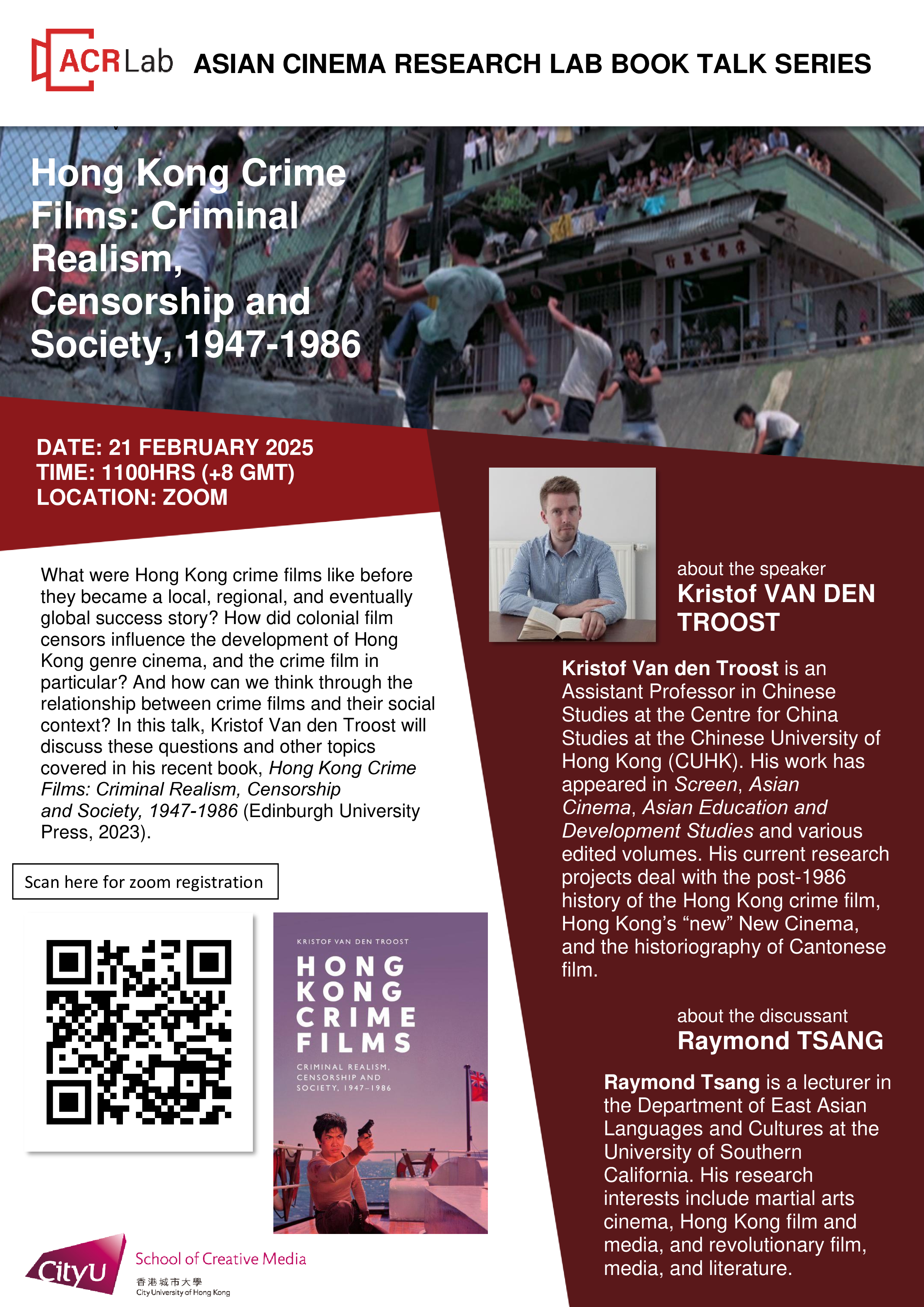 Kristof book talk poster