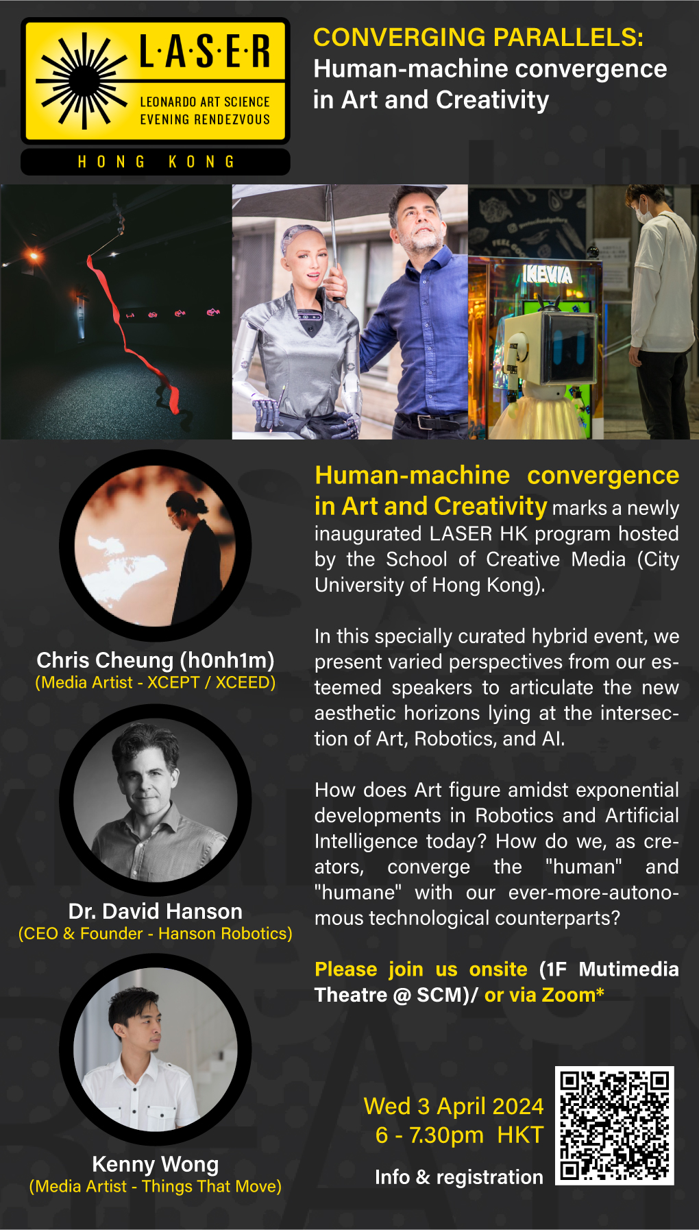 [LASER HONG KONG EVENT] Converging Parallels: Human-machine convergence in Art and Creativity