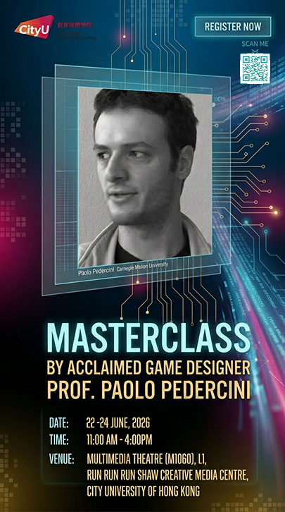 Masterclass by Acclaimed Game Designer Professor Paolo Pedercini