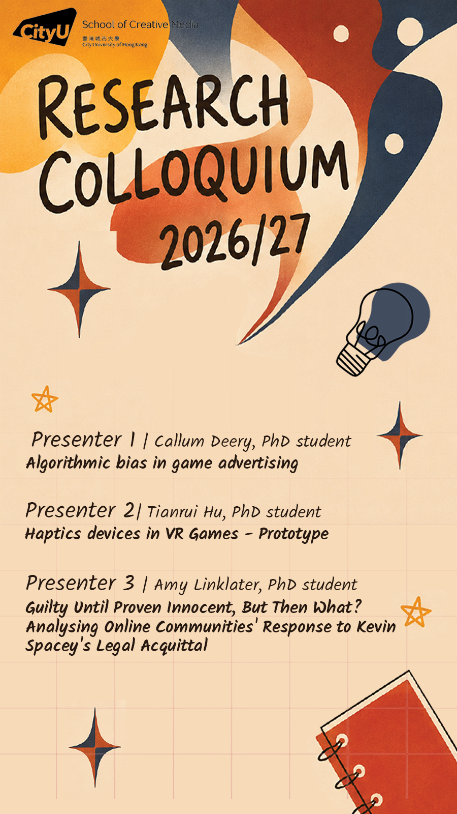 1st SCM Research Colloquium 2026/27