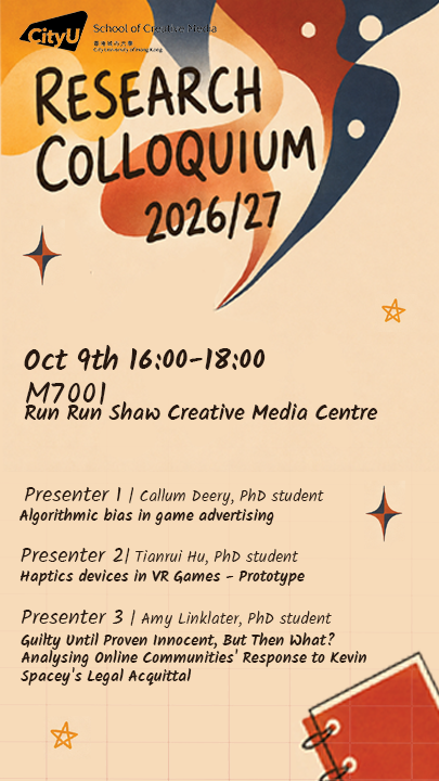 1st SCM Research Colloquium 2026/27