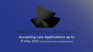 SCM Web Banner  TPg Application 2021 intake Late Application MFACM0101