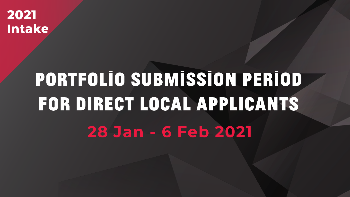 Portfolio Submission Period for Direct local applicants