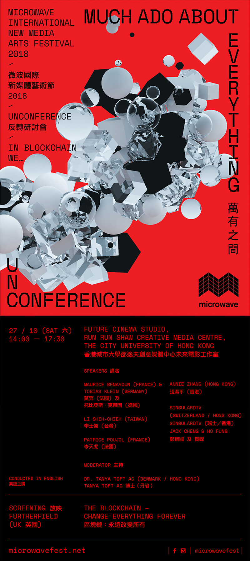 Microwave International Media Arts Festival - Unconference Poster