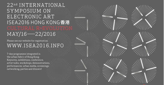 22nd INTERNATIONAL SYMPOSIUM ON ELECTRONIC ART