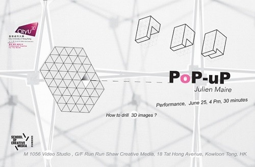 Pop-Up, Performance By Julien Maire