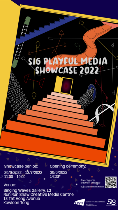 SIG Playful Media Showcase 2022 poster