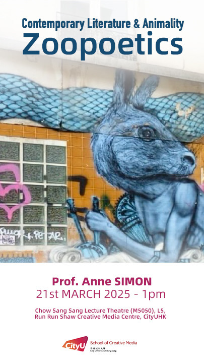 Zoopoetics-Contemporary Literature and Animality poster