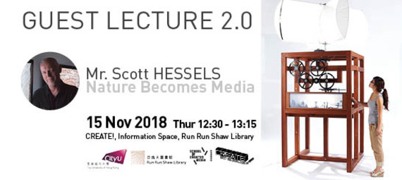 Guest Lecture 2.0: Nature Becomes Media By Mr. Scott Hessels