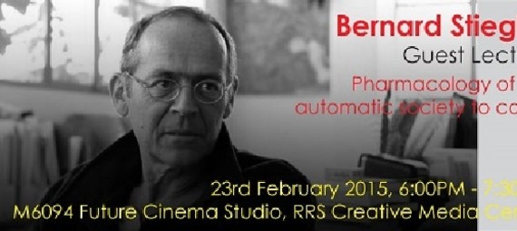 Guest Lecture By Bernard Stiegler: Pharmacology Of The Automatic Society To Come