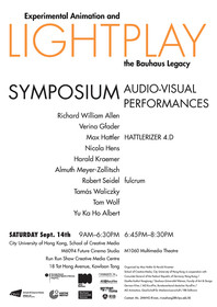 LIGHTPLAY. Experimental Animation and the Bauhaus Legacy