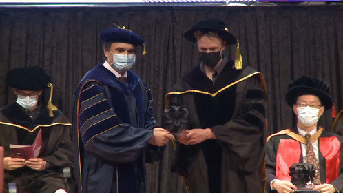 SCM Distinguished Research Award 2021 recipient, Dr. Max Hattler