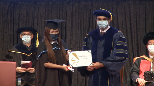 Student Award for Outstanding Academic Achievement 2021 (MACM), Miss TANG Hau Yan