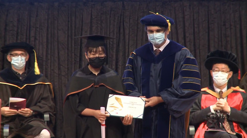 Student Award for Outstanding Academic Achievement 2021 (MFA), Miss Cheung Nga Yan