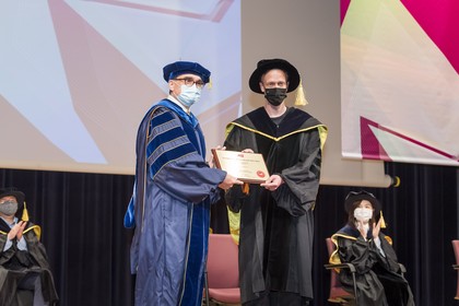 CityU’s Teaching Excellence Award recipient, Dr. Max Hattler