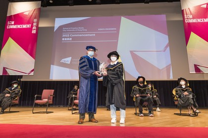 SCM Distinguished Service Award 2022 recipient, Dr. Kimburley Choi